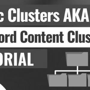 The right way to Create Subject Clusters for search engine optimisation AKA Key phrase Content material Clusters