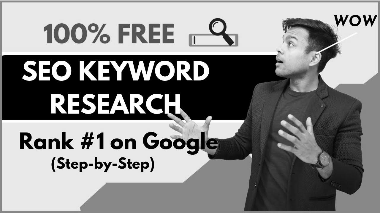 FREE Keyword Research for web optimization in 2020 (3-Step 100% Working Blueprint)