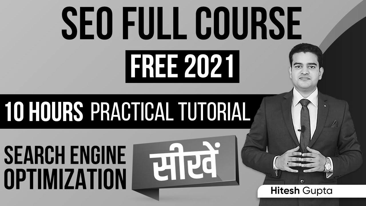 search engine optimization Course for Newcomers Hindi |  Search Engine Optimization Tutorial |  Superior web optimization Full Course FREE