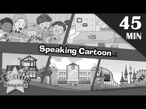 Speaking Cartoon |  45 minutes Youngsters Dialogues |  simple conversation |  Learn English for Kids