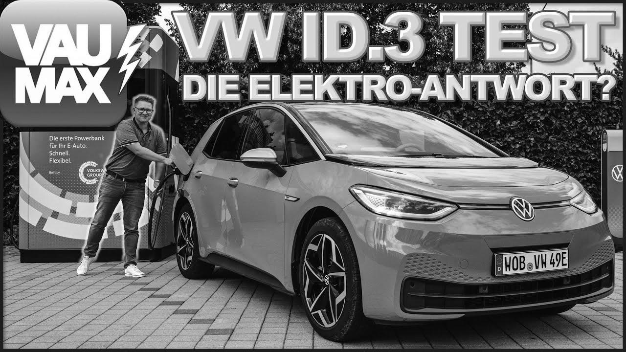 VW ID.3 – The electric reply?  Driving report, expertise & capabilities in check |  VAUMAXtv