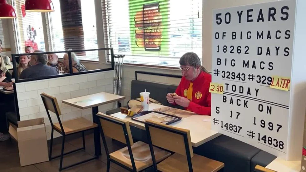 Wisconsin man celebrates 50 years of eating Massive Macs every single day