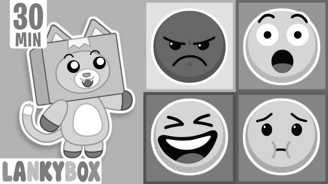 Learn Emotions with LankyBox – Humorous Emoji Stories for Kids |  LankyBox Channel Youngsters Cartoon