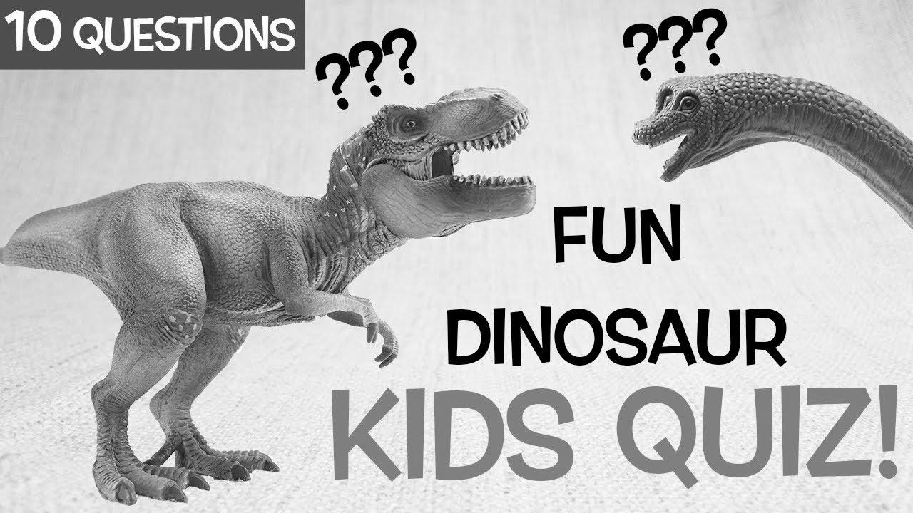 DINOSAUR QUIZ!  |  10 Questions – Learn About Dinosaurs |  Enjoyable & Instructional |  Dinosaurs For Children