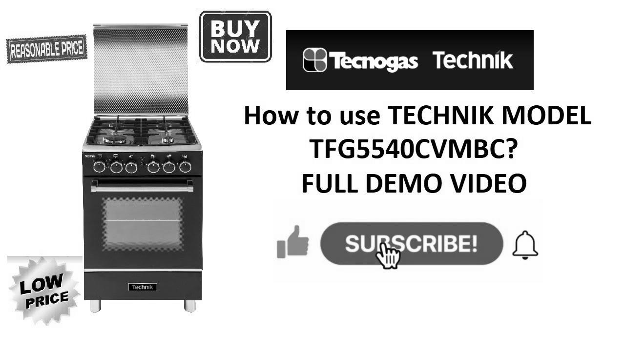  use TFG5540CVMBC |  50CM Technique Cooking Range |  PINAKAMURA NA TECHNIK COOKING RANGE (Tagalog)