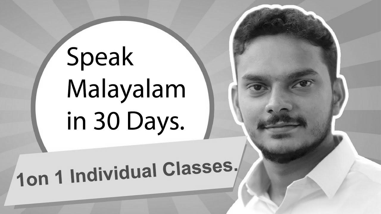 Be taught Malayalam via English, Hindi or Tamil in 30 Days |  English with Jintesh |