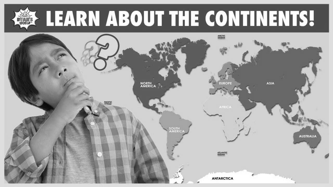 Study Seven Continents of the World for youths with Ryan’s World!